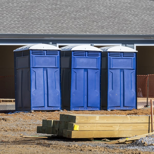 how do i determine the correct number of portable toilets necessary for my event in Whitten IA